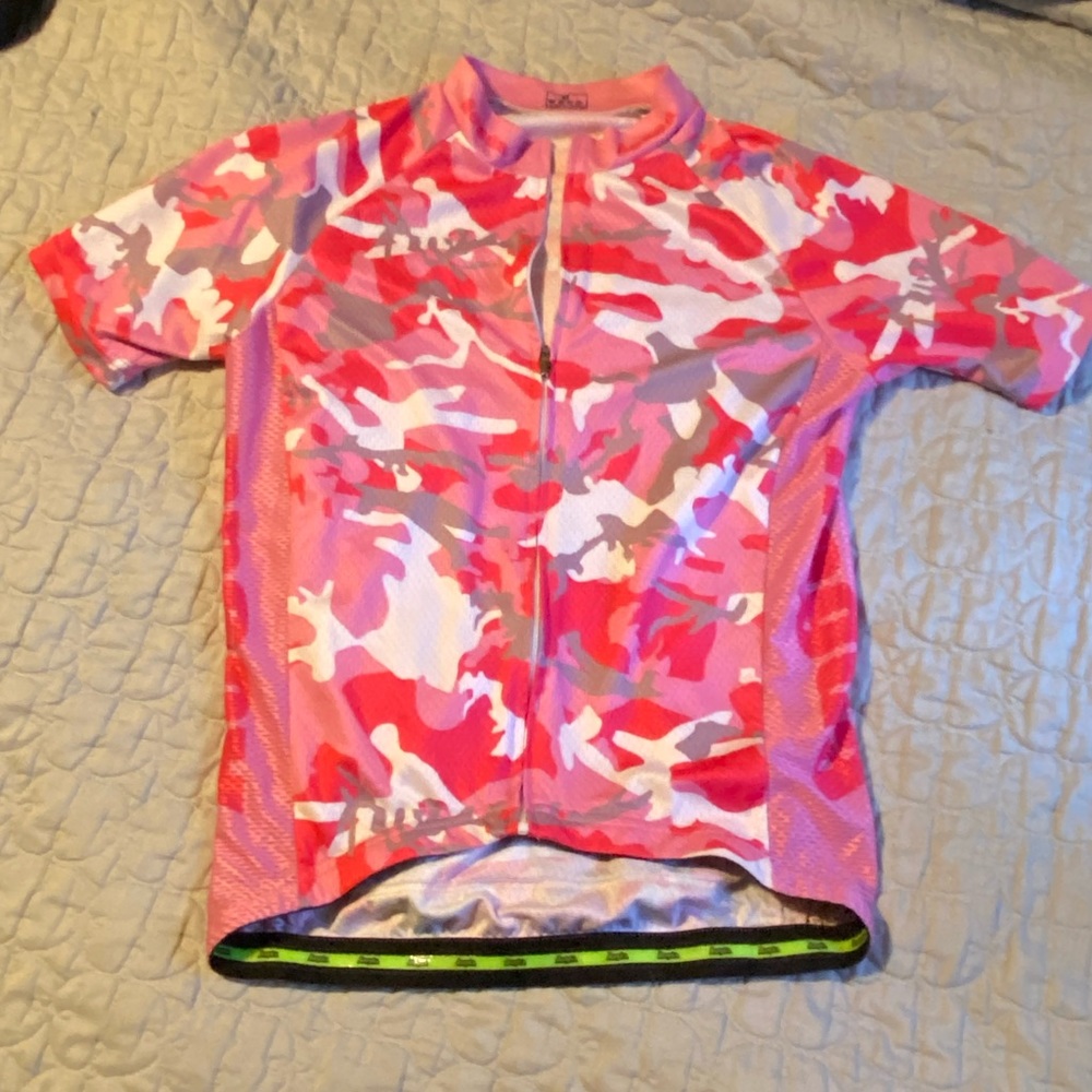 AOGDA PINK CAMO BIKE KIT JERSEY
